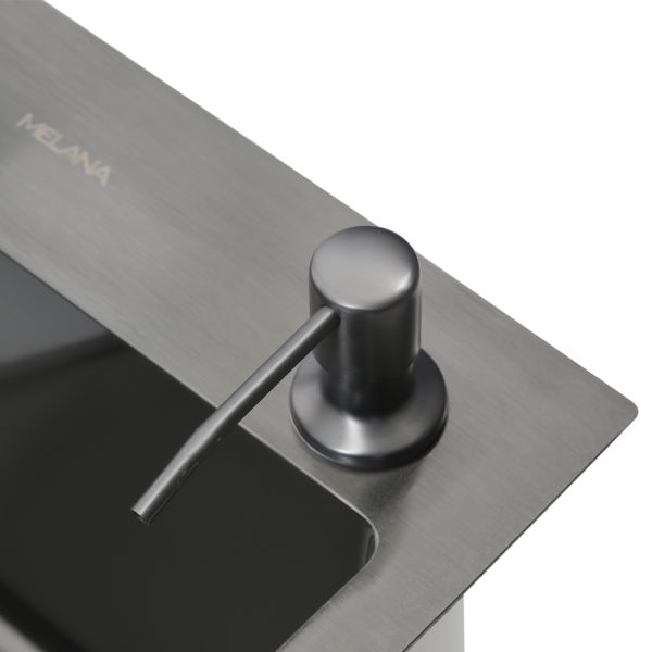 Мойка MLN-D6045HB +3 Melana ProfLine 3,0/220 графит